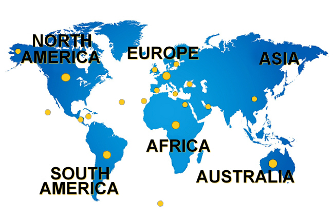 world map